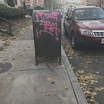 Graffiti at 20 Claflin Rd