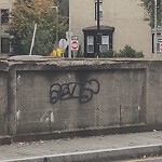 Graffiti at 900 Beacon St, Boston