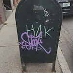 Graffiti at 41 Kent St