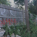 Graffiti at 213 Gardner Rd