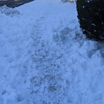 Unshoveled/Icy Sidewalk at Pleasant St & John St North Brookline Brookline