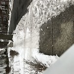 Unshoveled/Icy Sidewalk at 85 Lawton St North Brookline