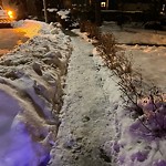 Unshoveled/Icy Sidewalk at 42.33 N 71.12 W