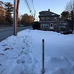Unshoveled/Icy Sidewalk at 42.31 N 71.14 W