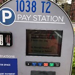 Broken Parking Meter at 1052–1054 Beacon St