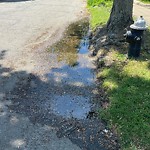 Pothole at 43 Crowninshield Rd