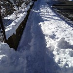 Unshoveled/Icy Sidewalk at 63 Rawson Rd