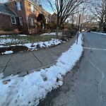 Unshoveled/Icy Sidewalk at 154 Sewall Ave
