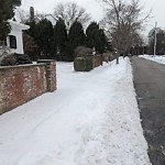 Unshoveled/Icy Sidewalk at 48 Beech Rd Longwood