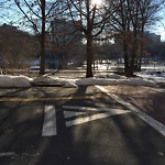Unshoveled/Icy Sidewalk at 33 Pond Ave