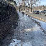 Unshoveled/Icy Sidewalk at 80 Dudley St