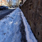 Unshoveled/Icy Sidewalk at 195 Winthrop Rd