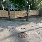 Pothole at 30 Norfolk Rd, Chestnut Hill