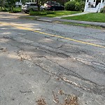Pothole at 23 Circuit Rd, Chestnut Hill