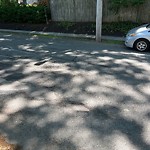 Pothole at 2–28 Crafts Rd, Chestnut Hill