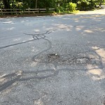 Pothole at 142 Crafts Rd, Chestnut Hill