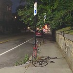 Abandoned Bike at 129 Walnut St