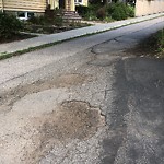 Pothole at 2–16 Claflin Path