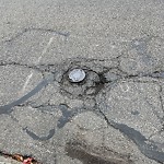 Pothole at 25 Davis Ave