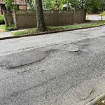 Pothole at 106 Spooner Rd, Chestnut Hill