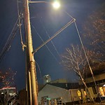 Streetlight at 615–697 Brookline Ave