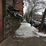 Unshoveled/Icy Sidewalk at 10 Brookline Pl