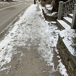 Unshoveled/Icy Sidewalk at 41 Cypress St