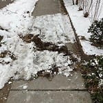 Unshoveled/Icy Sidewalk at 64 Welland Rd