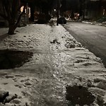 Unshoveled/Icy Sidewalk at 36 Waverly St