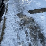 Unshoveled/Icy Sidewalk at 90 Summit Ave
