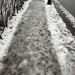 Unshoveled/Icy Sidewalk at 190 Babcock St