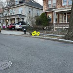 Damaged Sign at 115 Stedman St