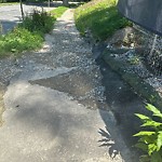 Sidewalk Obstruction at 100 Holland Rd