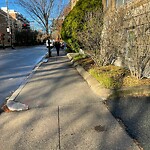 Sidewalk Obstruction at 72 Longwood Ave