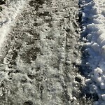 Unshoveled/Icy Sidewalk at 259 Saint Paul St