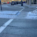 Unshoveled/Icy Sidewalk at 1443 Beacon St