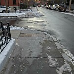 Unshoveled/Icy Sidewalk at 73 Monmouth St