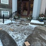 Unshoveled/Icy Sidewalk at 17 Alton Pl