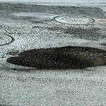 Pothole at 361 Newton St, Chestnut Hill