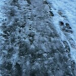 Unshoveled/Icy Sidewalk at 63 Babcock St