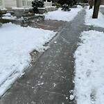 Unshoveled/Icy Sidewalk at 26 Beech Rd