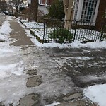 Unshoveled/Icy Sidewalk at 222 Pleasant St