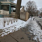 Unshoveled/Icy Sidewalk at 193 Pleasant St