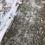 Unshoveled/Icy Sidewalk at 277 Saint Paul St