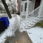 Unshoveled/Icy Sidewalk at 8 Perry St