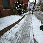Unshoveled/Icy Sidewalk at 20 Perry St