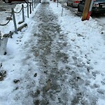 Unshoveled/Icy Sidewalk at 996 Commonwealth Ave