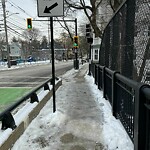 Unshoveled/Icy Sidewalk at 101–105 Cypress St