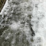 Unshoveled/Icy Sidewalk at 45 Marshal St