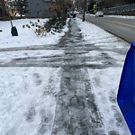 Unshoveled/Icy Sidewalk at 189 Walnut St